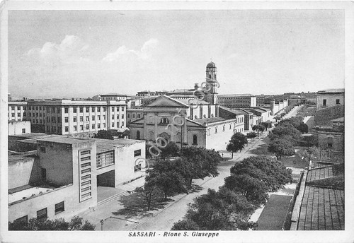 Cartolina - Postcard - Sassari - Rione San Giuseppe - …