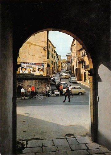 Cartolina - Postcard - Scansano - Via Marconi - 1977