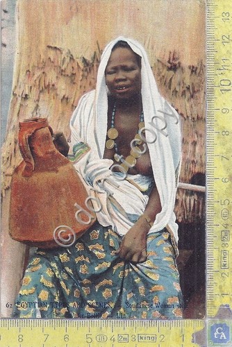 Cartolina - Postcard - Scenes et types d'Egypte - Femme …