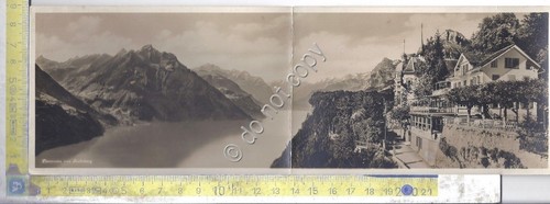 Cartolina - Postcard - Seelisberg - Panorama da Hotel Waldhaus …