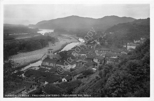 Cartolina - Postcard - Serravalle Sesia - Vintebbio - Panorama …