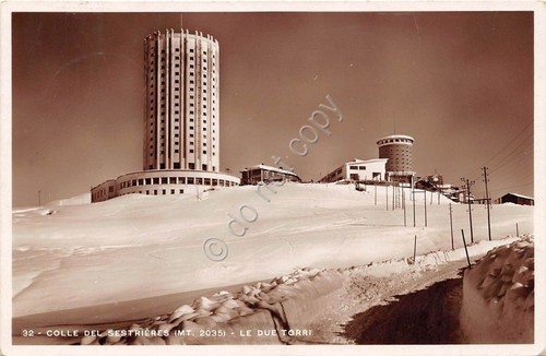 Cartolina - Postcard - Sestriere - Due Torri - 1938 …