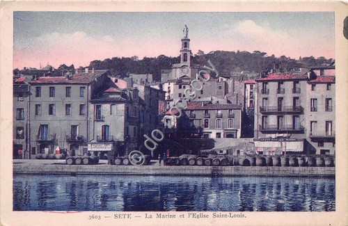 Cartolina - Postcard - Sete - Marine et Eglise St. …