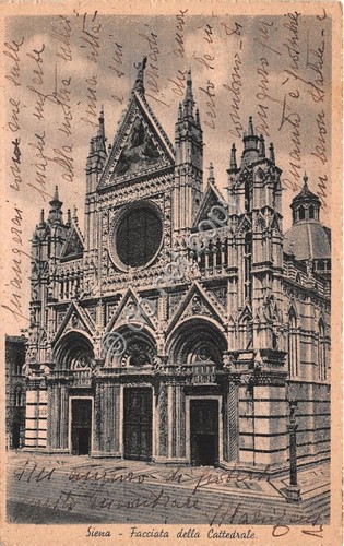 Cartolina - Postcard - Siena - Cattedrale - facciata - …
