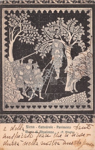 Cartolina - Postcard - Siena - Cattedrale - pavimento - …