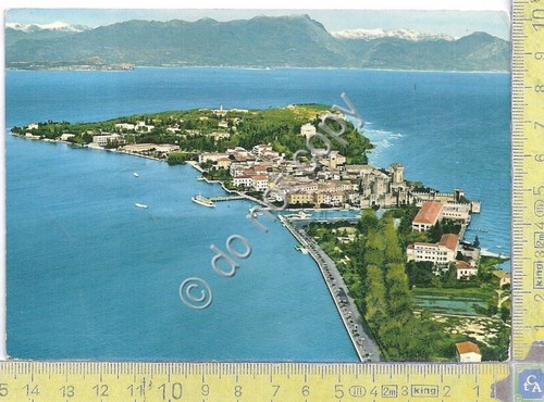 Cartolina - Postcard - Sirmione - Veduta aerea - 1973