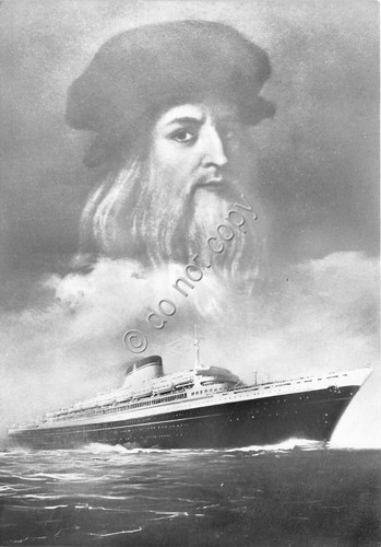 Cartolina - Postcard - Società di Navigazione - Leonardo da …