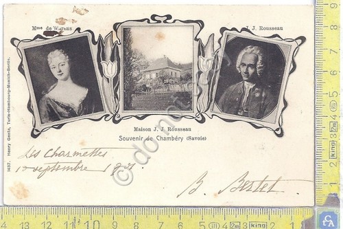 Cartolina - Postcard - Souvenir de Chambery - Maison Rousseau …