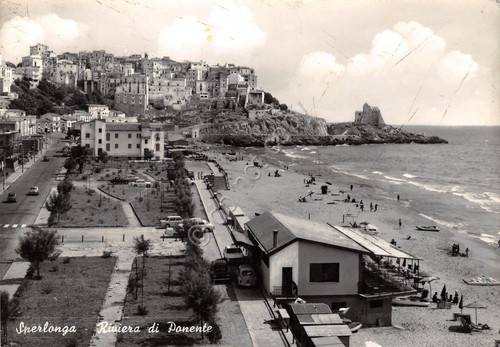 Cartolina - Postcard - Sperlonga - spiaggia e panorama - …