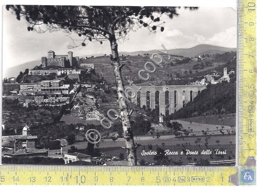 Cartolina - Postcard - Spoleto - Rocca e Ponte delle …