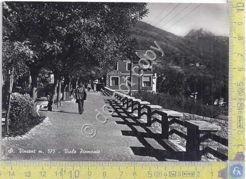 Cartolina - Postcard - St. Vincent -Viale PIemonte - Alì …