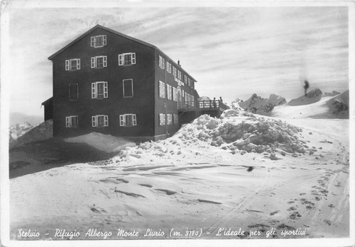 Cartolina - Postcard - Stelvio - Rifugio Albergo Monte Livrio …