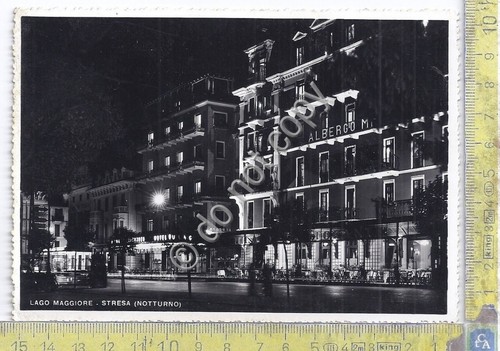 Cartolina - Postcard - Stresa - By Night - Notturno …