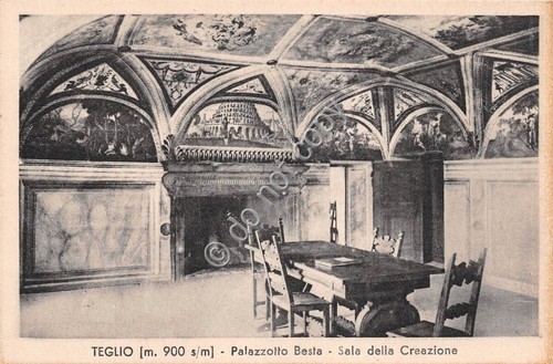 Cartolina - Postcard - Teglio - Palazzotto Besta - Sala …