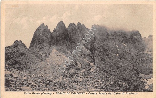 Cartolina - Postcard - Terme di Valdieri - Cresta Savoia …