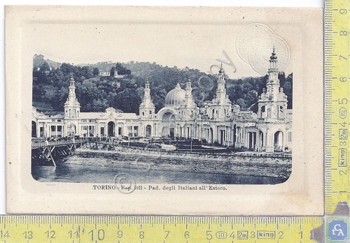 Cartolina - Postcard - Torino -Esposizione 1911 - Padiglione Italiani …