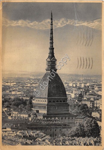 Cartolina - Postcard - Torino Mole Antonelliana e panorama dall'alto …
