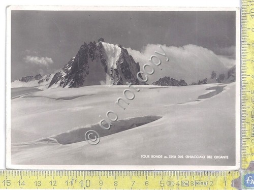 Cartolina - Postcard - Tour Ronde - Timbro Cai Rifugio …