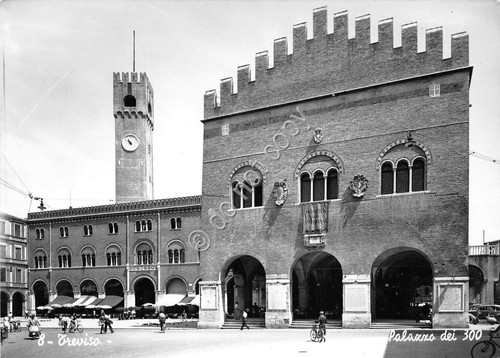 Cartolina - Postcard - Treviso - Palazzo dei 300 - …