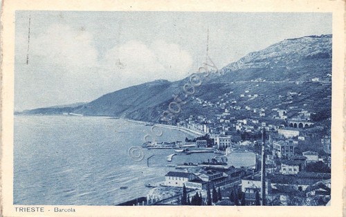 Cartolina - Postcard - Trieste - Barcola - Panorama dall'alto …