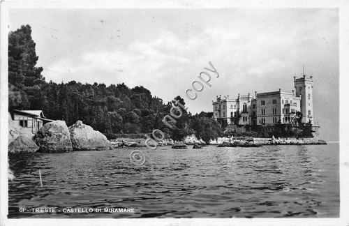 Cartolina - Postcard - Trieste - Castello Miramare - 1941