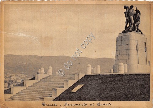 Cartolina - Postcard - Trieste Monumento ai Caduti anni '30 …