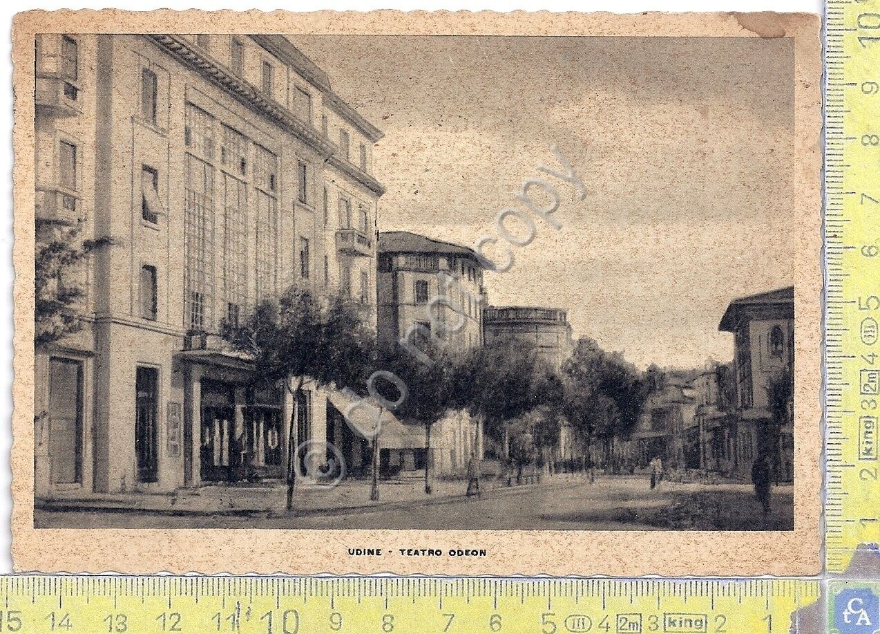 Cartolina - Postcard - Udine - Teatro Odeon - 1946