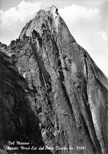 Cartolina - Postcard - Val Masino - Parete Nord Est …