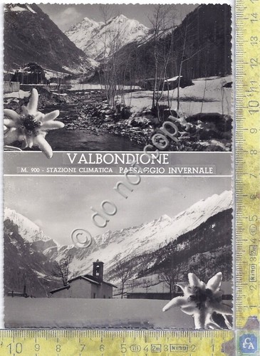 Cartolina - Postcard - Valbondione - Vedute - 1952