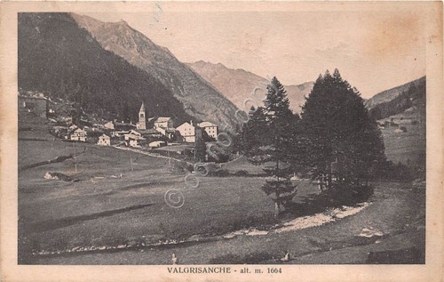 Cartolina - Postcard - Valgrisanche - Panorama - 1933 (Aosta)
