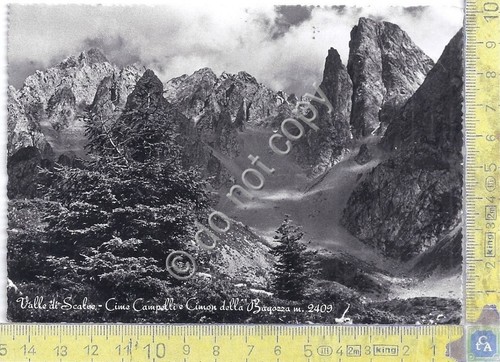Cartolina - Postcard - Valle di Scalve - Cima Scalpelli …