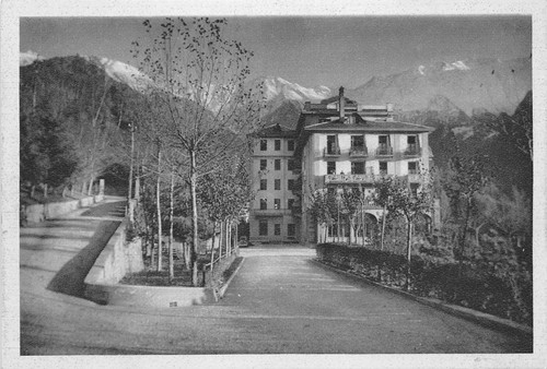 Cartolina - Postcard - Vallesana - Ingresso - anni '40