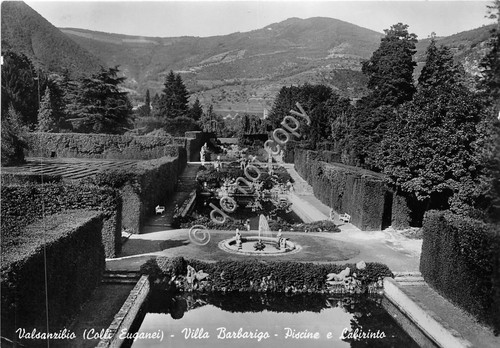 Cartolina - Postcard - Valsanzibio - Villa Barbarigo - 1952
