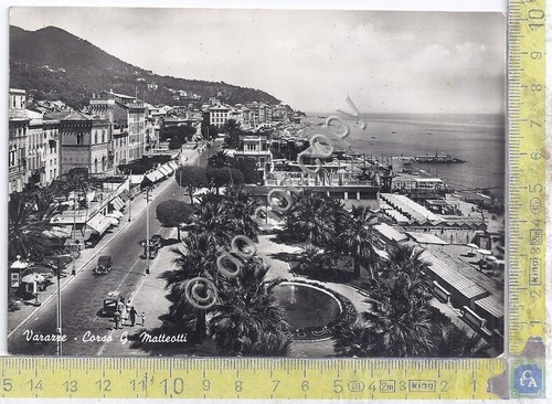 Cartolina - Postcard - Varazze - Corso Matteotti - 1949