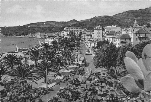 Cartolina - Postcard - Varazze - Corso Matteotti - 1954 …