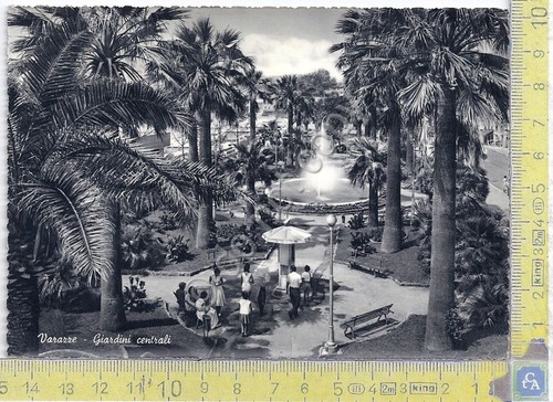 Cartolina - Postcard - Varazze - Giardini Centrali - Animata …