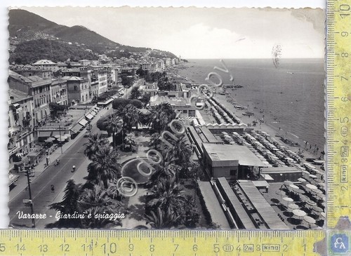Cartolina - Postcard - Varazze - Giardini e spiaggia - …