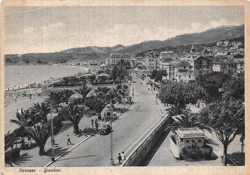 Cartolina - Postcard - Varazze - Panorama dall'alto spiaggia - …