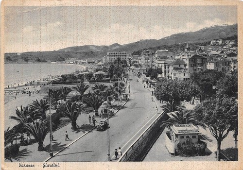 Cartolina - Postcard - Varazze - Panorama dall'alto spiaggia - …