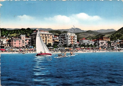 Cartolina - Postcard - Varazze Bagni Jolanda e Esperia pattini …