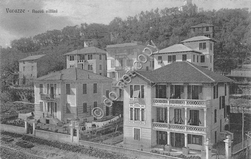 Cartolina - Postcard - Varazze Nuovi Villini 1929