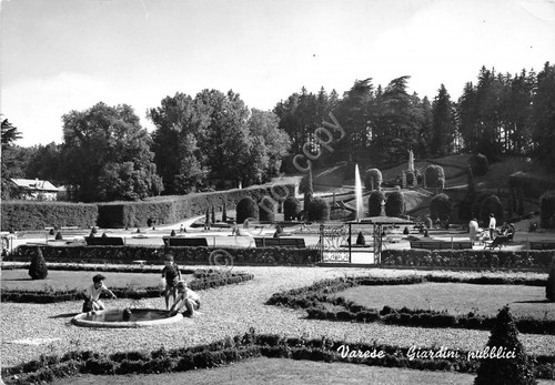 Cartolina - Postcard - Varese - Giardini Pubblici - Bromofoto