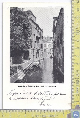 Cartolina - Postcard - Venezia - Palazzo Van Axel ai …