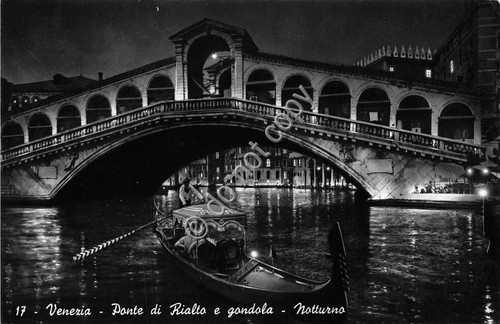 Cartolina - Postcard - Venezia - Ponte di Rialto - …