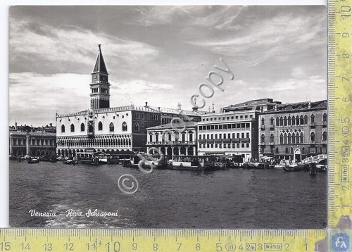 Cartolina - Postcard - Venezia - Riva Schiavoni - 1953