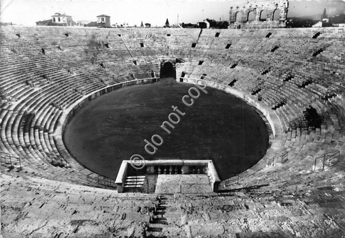 Cartolina - Postcard - Verona - Interno Arena - 1958