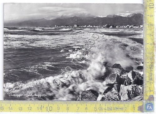 Cartolina - Postcard - Viareggio - Mareggiata- 1958