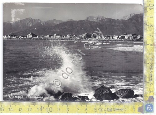 Cartolina - Postcard - Viareggio - Panorama della spiaggia - …