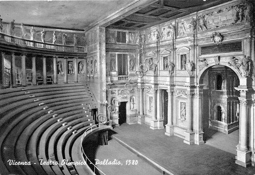 Cartolina - Postcard - Vicenza - Teatro Olimpico - 1963