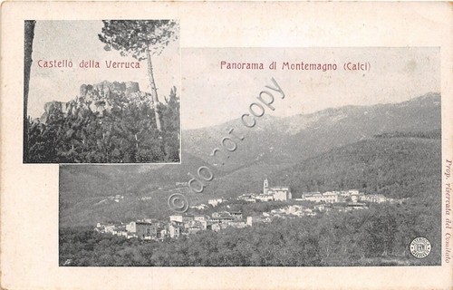 Cartolina - Postcard - Vico Pisano - Castello Verruca - …